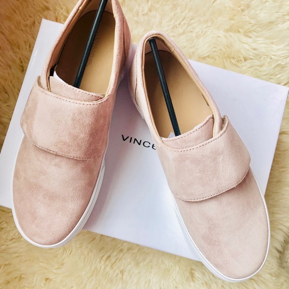 NIB Vince Cage Platform Sneakers Suede Leather - Picture 4 of 8